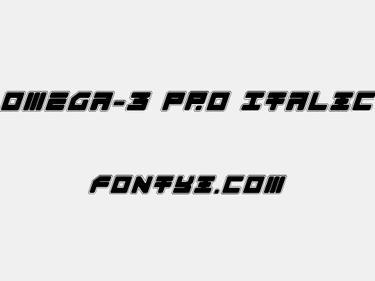 Omega-3 Pro Italic