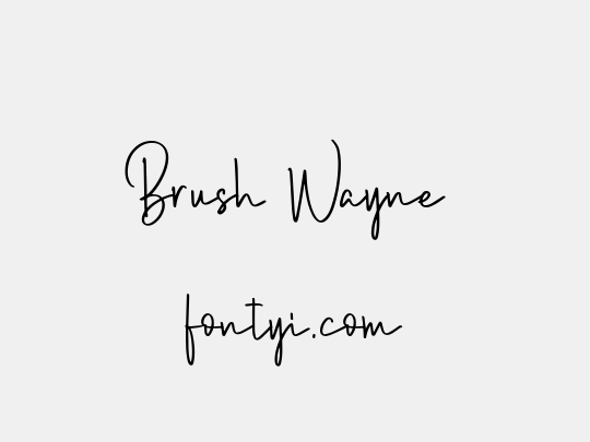 Brush Wayne
