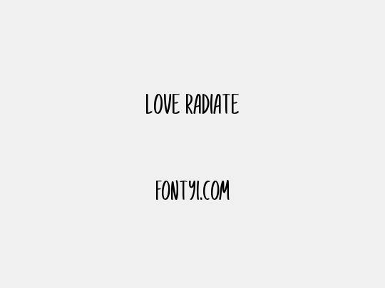 Love Radiate