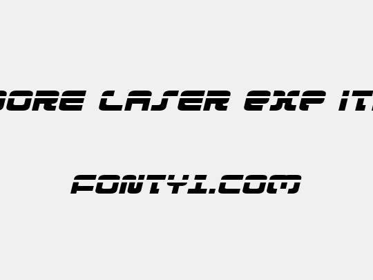 Exedore Laser Exp Italic