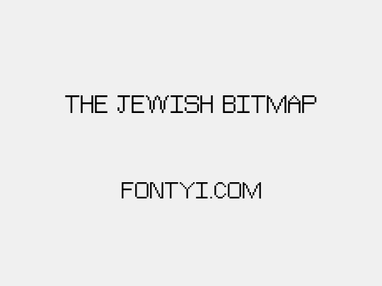 The Jewish Bitmap