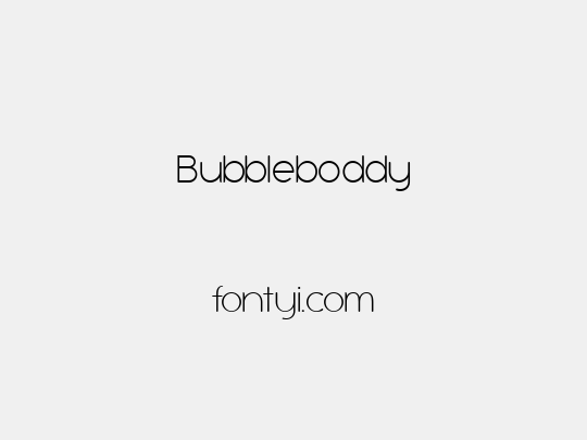 Bubbleboddy