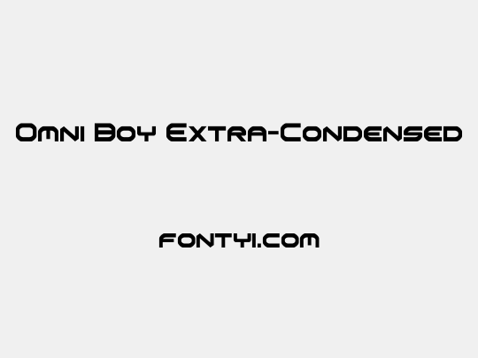 Omni Boy Extra-Condensed