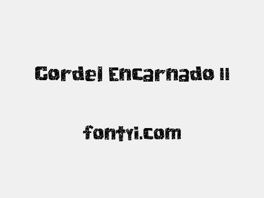 Cordel Encarnado II