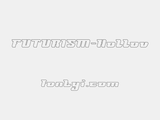 FUTURISM-Hollow