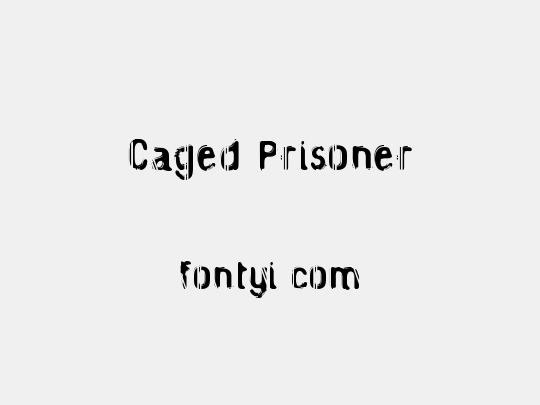 Caged Prisoner