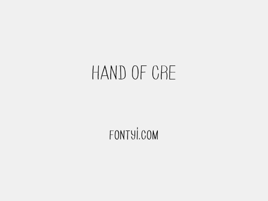 HAND OF CRE
