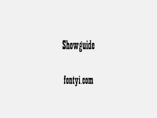 Showguide