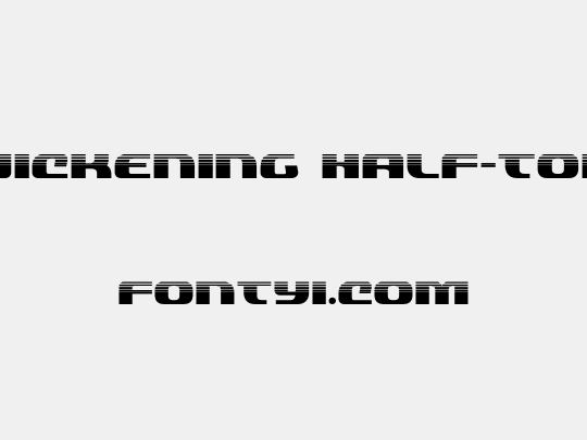 Quickening Half-Tone
