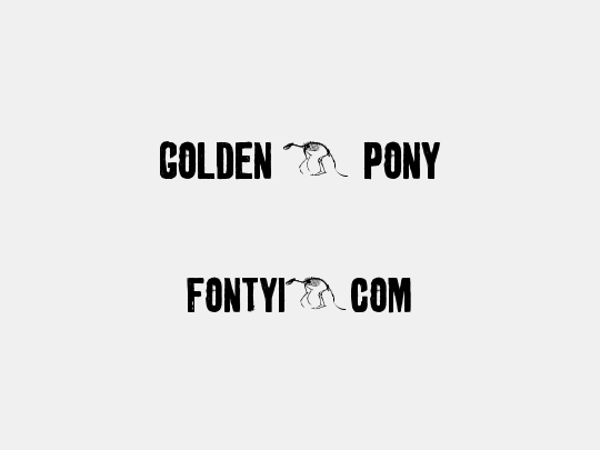 golden 0 pony
