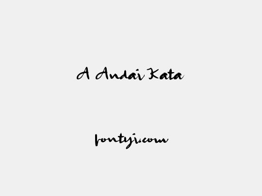 A Andai Kata
