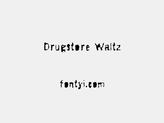 Drugstore Waltz