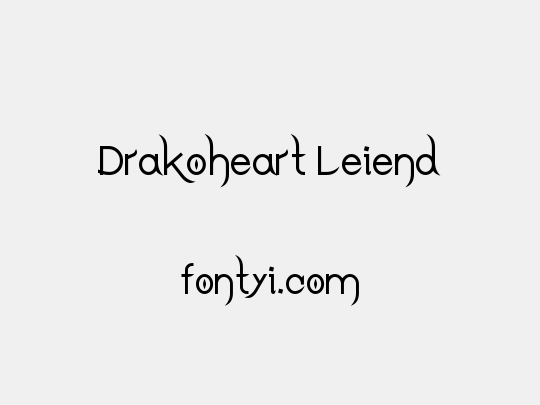 Drakoheart Leiend