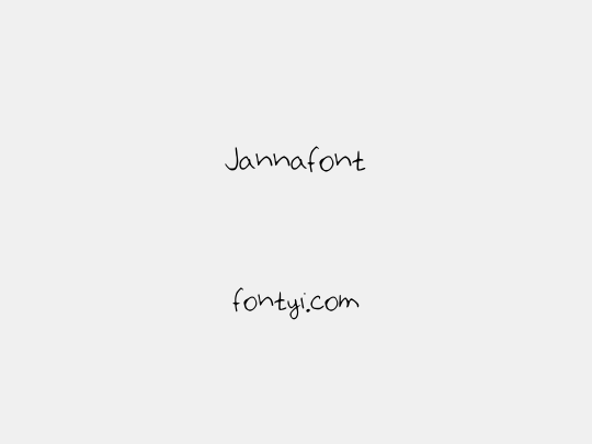 Jannafont