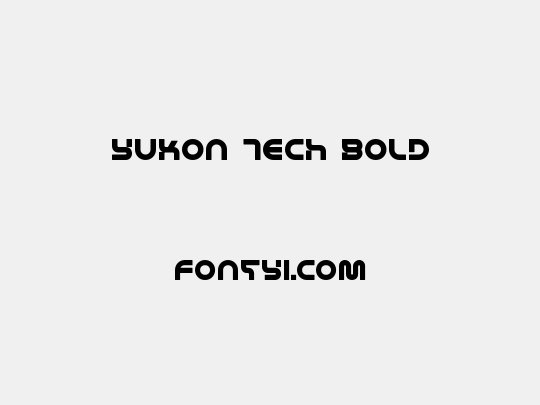 Yukon Tech Bold