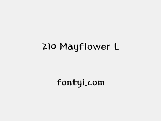 210 Mayflower L