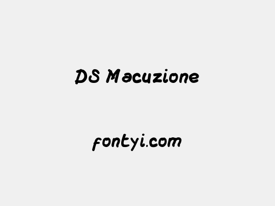 DS Macuzione