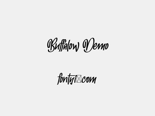 Buffalow Demo