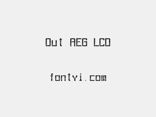 Out AEG LCD