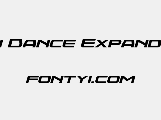 Neutron Dance Expanded Italic