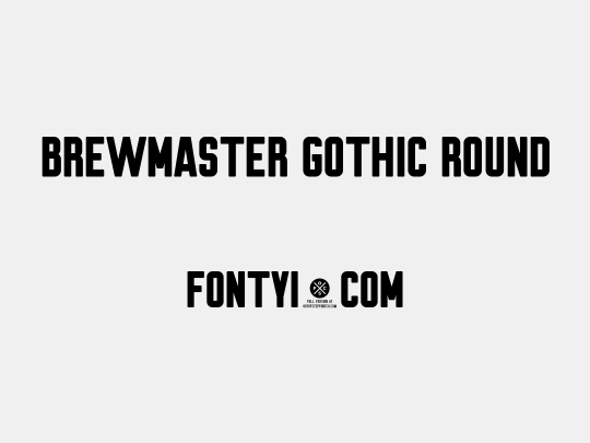 Brewmaster Gothic Round