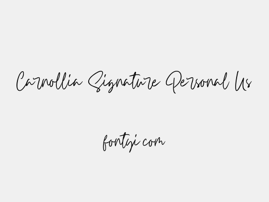 Carnollia Signature Personal Us
