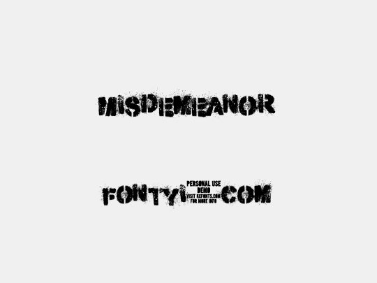 Misdemeanor
