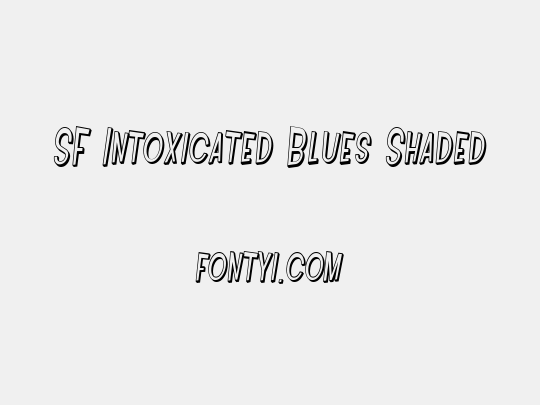 SF Intoxicated Blues Shaded