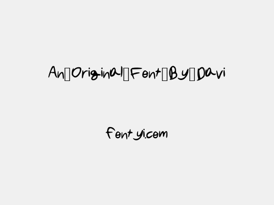 An_Original_Font_By_Davi