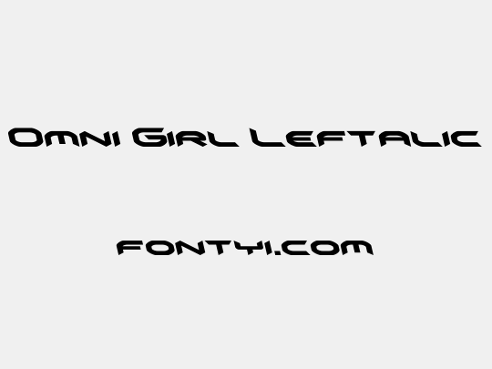 Omni Girl Leftalic