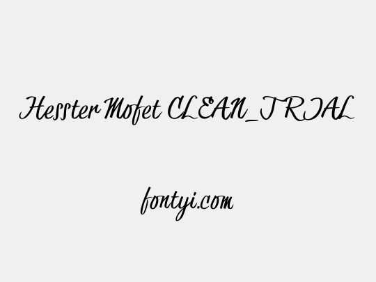 Hesster Mofet CLEAN_TRIAL