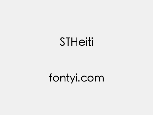 STHeiti