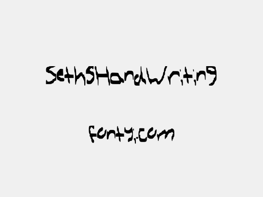 SethsHandWriting