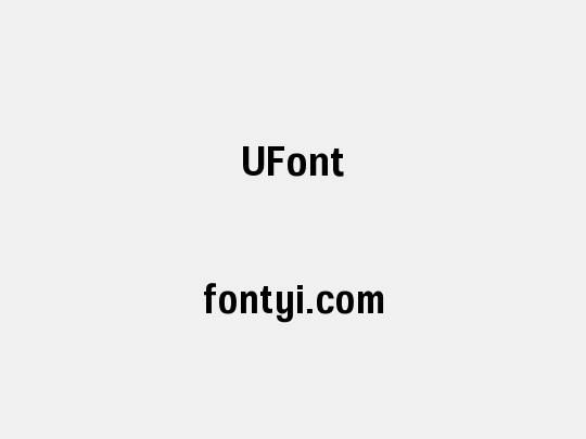 UFont