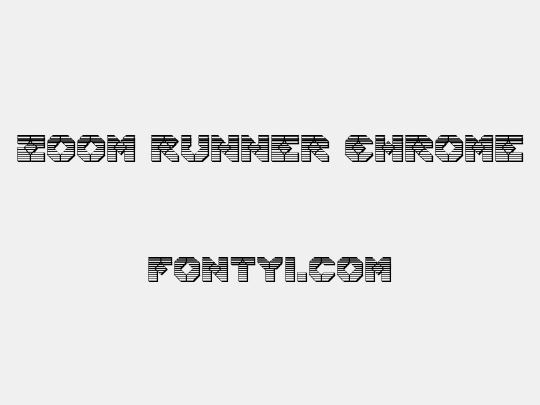 Zoom Runner Chrome
