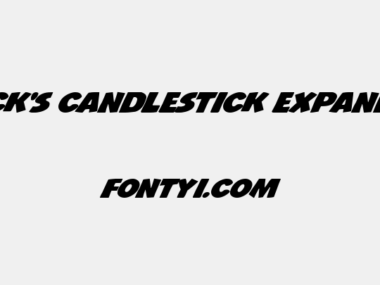 Jack's Candlestick Expanded