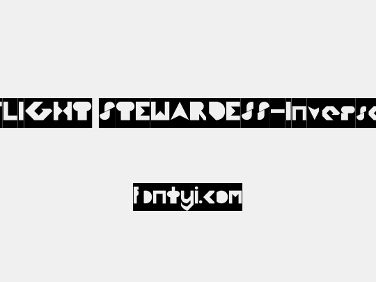 FLIGHT STEWARDESS-Inverse