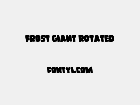 Frost Giant Rotated