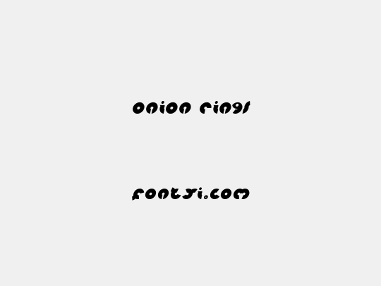 onion rings