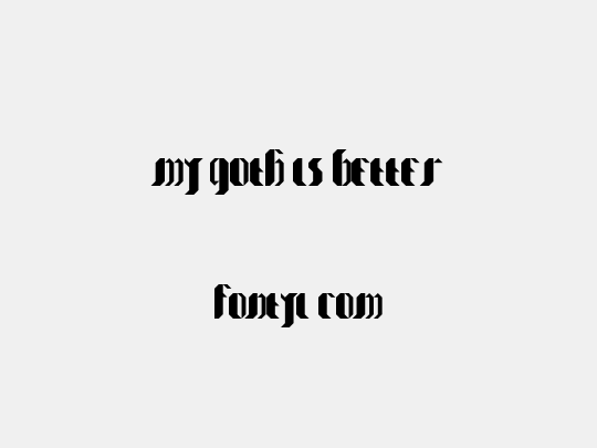 my_goth_is better