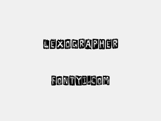 Lexographer