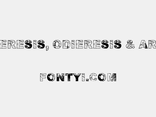 Adieresis, Odieresis & Aring