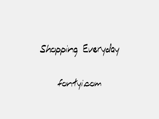 Shopping Everyday