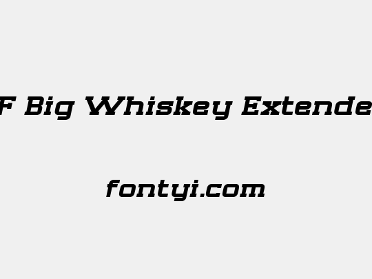 SF Big Whiskey Extended