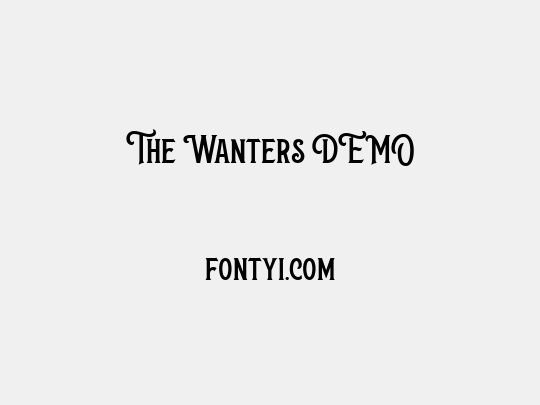 The Wanters DEMO