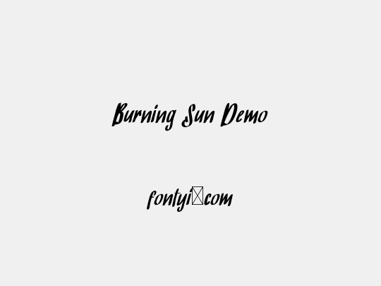 Burning Sun Demo