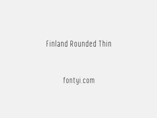 Finland Rounded Thin