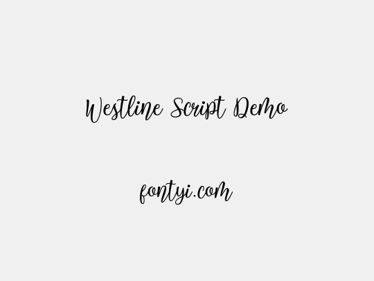 Westline Script Demo