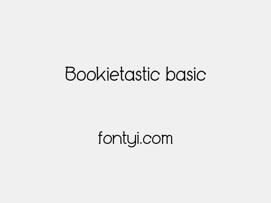 Bookietastic basic