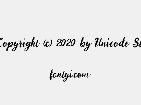 Copyright (c) 2020 by Unicode Studio. All rights reserved.